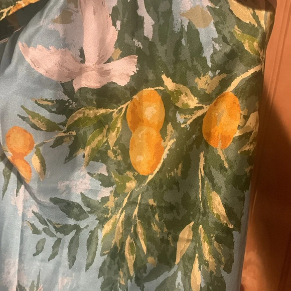 New REFORMATION poppies silk maxi cut out dress - Picture 4 of 12